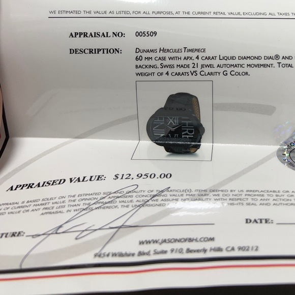 4 Carat Diamond Watch - Picture 10 of 10